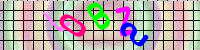 Blue Captcha Image